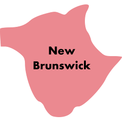 Image of Canada region New Brunswick