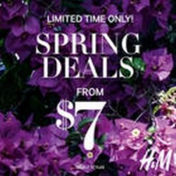 Coupon for: H&M SPRING DEALS STARTING FROM $7 ARE BACK!