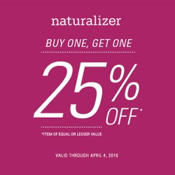 Coupon for: Naturalizer  –  BOGO EVENT