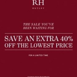 Coupon for: Toronto Premium Outlets - RESTORATION HARDWARE - The Sale You've Been Waiting For 