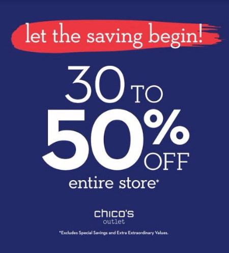 Coupon/deal: Chico&#39;s, Oct 31, 2017 - Fashion Outlets Niagara Falls - 30 to 50% off Entire Store ...