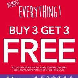 Coupon for: Fashion Outlets Niagara Falls - CLAIRE'S - B3G3 Free!!