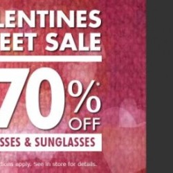 Coupon for: Metropolis at Metrotown - VALENTINE'S SWEET SALE at Luxury Eyewear