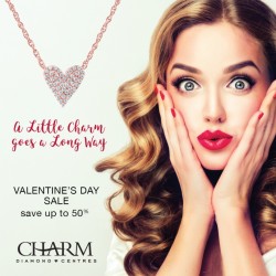 Coupon for: Midtown Plaza - CHARM DIAMOND CENTRES - VALENTINE'S DAY PROMOTION