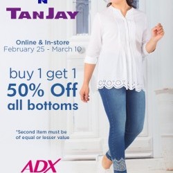 Coupon for: The Village Shopping Centre - Tan Jay is having their Bottom BOGO Event!! at Alia N TanJay