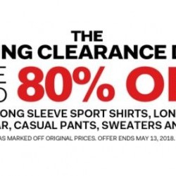 Coupon for: Vaughan Mills - THE SPRING CLEARANCE DEAL at The Outlet by Harry Rosen