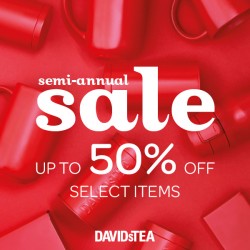 Coupon for: Midtown Plaza - SEMI ANNUAL SALE at David´s Tea