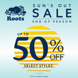 Coupon for: Midtown Plaza - SUN'S OUT SALE! at Roots