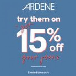 Coupon for: CF Champlain - TRY THEM ON AND GET 15% OFF YOUR JEANS AT ARDENE