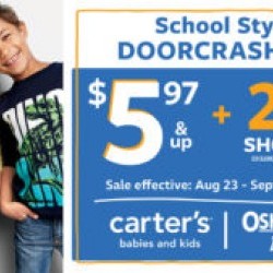 Coupon for: The Shops Morgan Crossing - Carter’s & Oshkosh School Style!