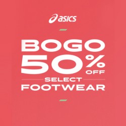 Coupon for: Fashion Outlets Niagara Falls - ASICS BOGO 50%