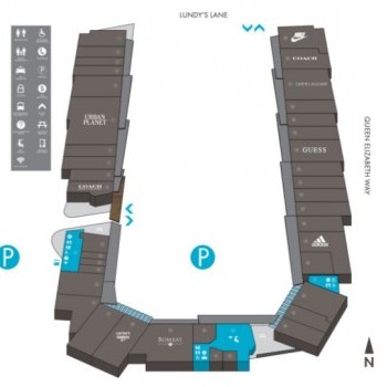 Link to Canada One Factory Outlets outlet mall plan