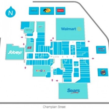 Link to CF Champlain Place Mall outlet mall plan