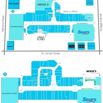 Link to Polo Park Shopping Centre outlet mall plan